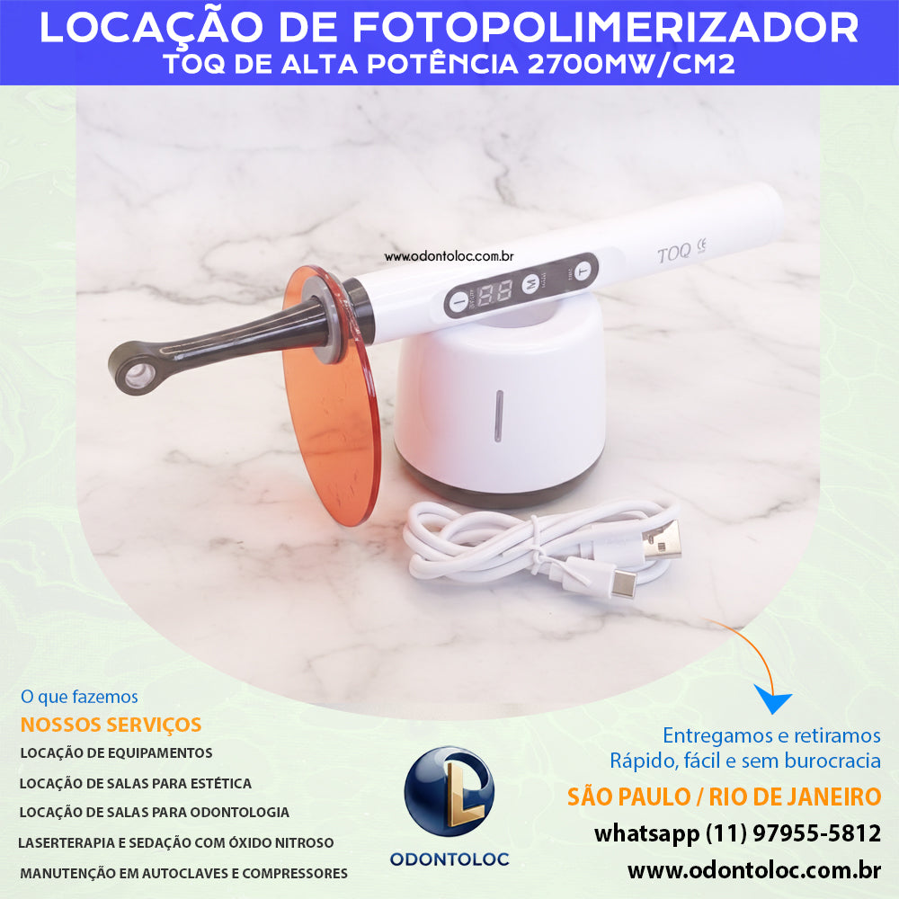 ALUGUE FOTOPOLIMERIZADOR ALTA POTÊNCIA - Diária R$ 200,00 / Semana R$ 600,00 / Mensal R$ 1.800,00 em até 12x no cartão (3x sem juros)