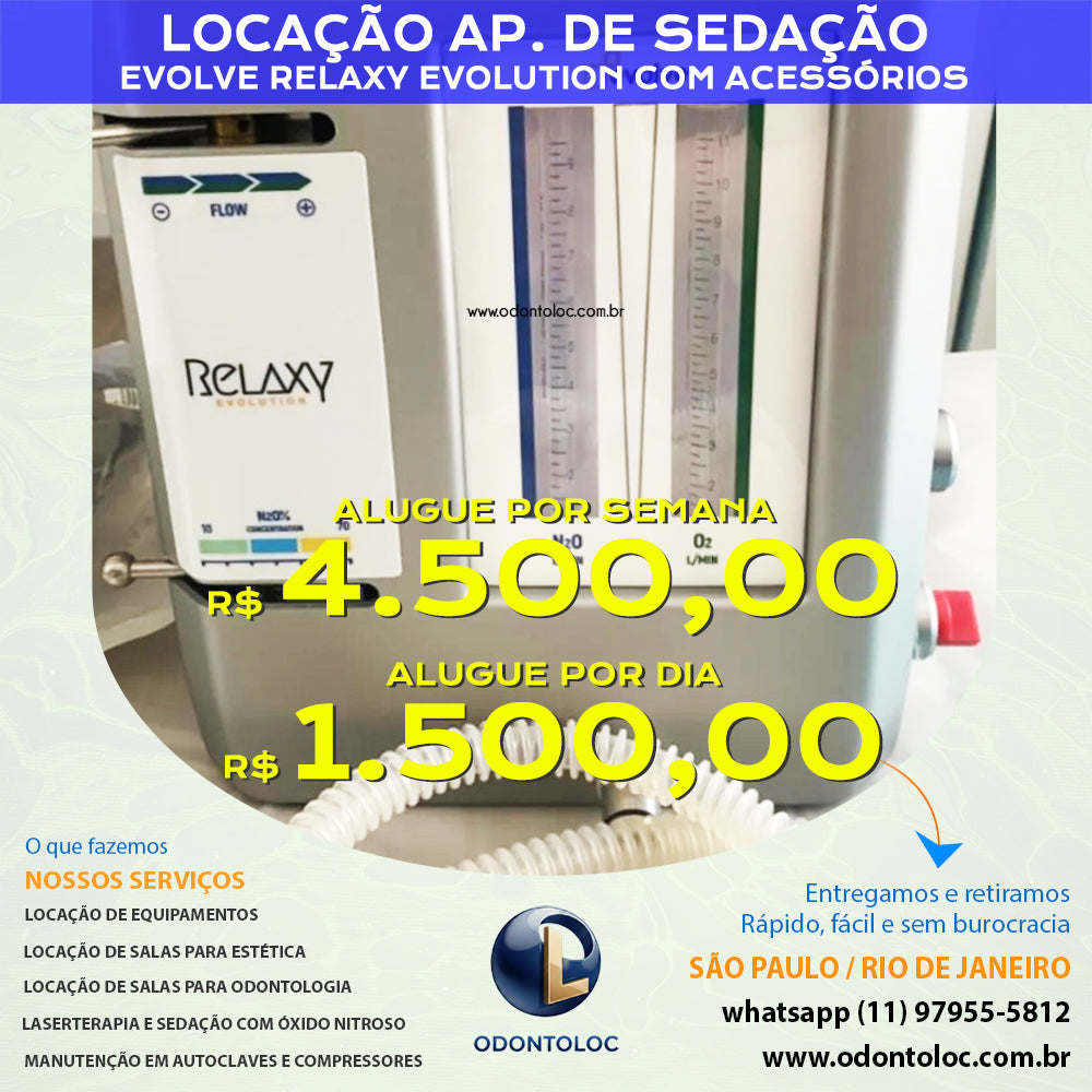 ALUGUE APARELHO DE SEDACAO COM CILINDROS - DIÁRIA R$ 1.500,00 ou SEMANA R$ 4.500,00 em até 12x no cartão (3x sem juros) (Cópia)