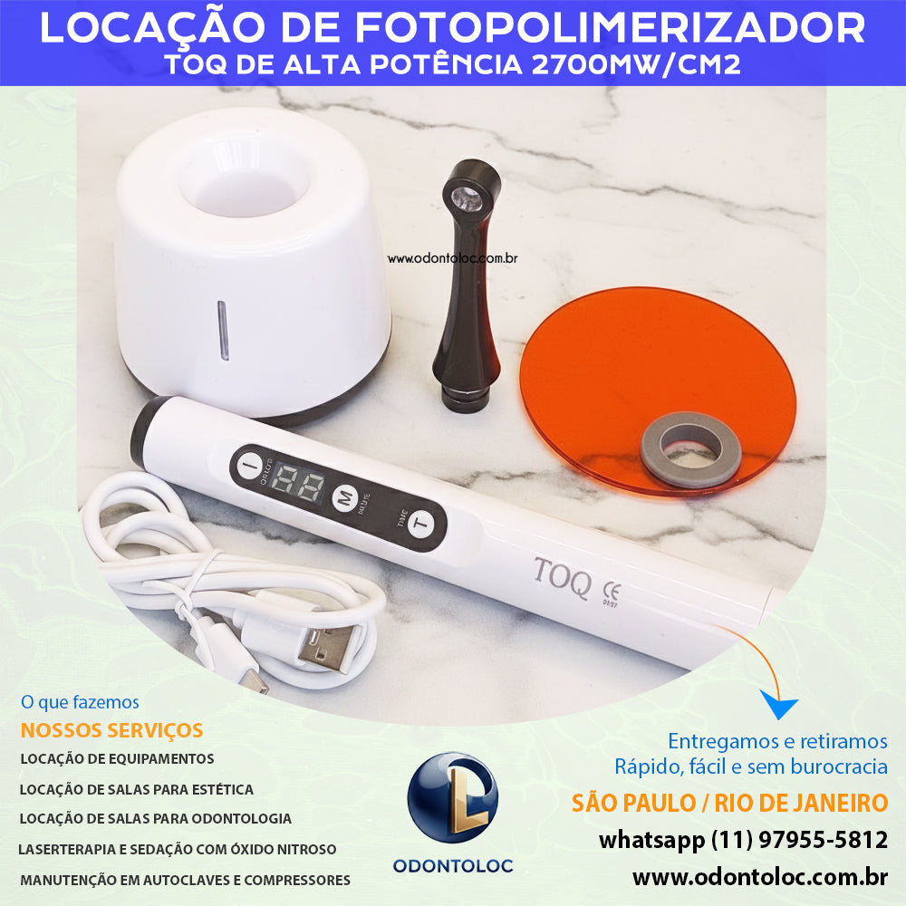 ALUGUE FOTOPOLIMERIZADOR ALTA POTÊNCIA - Diária R$ 200,00 / Semana R$ 600,00 / Mensal R$ 1.800,00 em até 12x no cartão (3x sem juros)