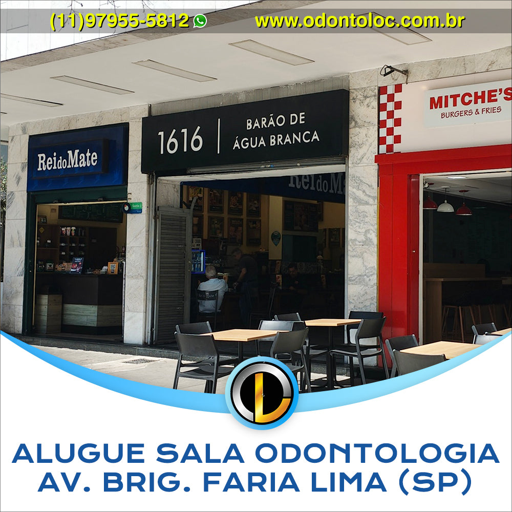ALUGUE SALA DE ODONTOLOGIA NA AV. BRIG. FARIA LIMA [SP] - Diária R$ 400,00 / Semana R$ 1.200,00 / Mensal R$ 3.600,00 em até 12x no cartão (3x sem juros)