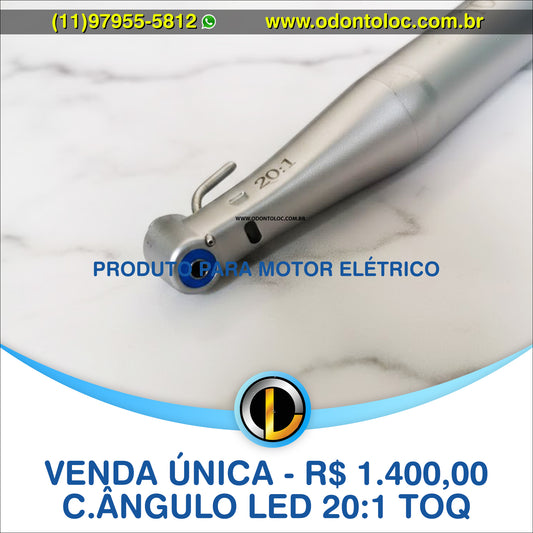 [NOVO] VENDA UNICA - Contra ângulo 20:1 LED para motor de implante / elétrico - R$ 1.400,00 em até 12x no cartão (3x sem juros)